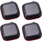  темно синий купол кейс мобильный перевозка мелкие вещи жесткий чехол место хранения 4 шт. комплект ( красный )