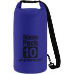  водонепроницаемый сумка сухой мешок большая вместимость плечо с ремешком сумка для персонала уличный морской спорт дайвинг ( темно-синий, 10L)