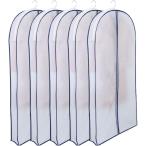  нетканый материал одежда покрытие "дышит" репеллент от моли защита от плесени шкаф место хранения для ( белый, Short 5 шт. комплект 110cmx60cmx10cm)