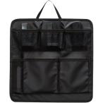  сумка органайзер внутренний перегородка . рюкзак место хранения большая сумка внутри карман регулировка целый .( черный )