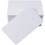  пластик карта одноцветный pra карта PVC карта печать возможность 100 шт. комплект ( белый )