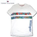 トミーヒルフィガー Tシャツ メンズ TOMMY HILFIGER CREW TEE 花柄 09T3764 部屋着 おしゃれ