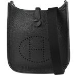 HERMES/エルメス　エヴリンTPM アマゾン（ショルダーバッグ）　トリヨンクレマンス　ブラック×シルバー金具　W刻印（2024年製）〔未使用品〕