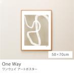 ショッピングポスター アートポスター One Way 06 50×70 B2サイズ ANNA JOHANSSON アート ポスター 北欧 デンマーク製 THE POSTER CLUB ポスタークラブ あすつく