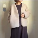 ショッピングスウェード PASSIONE　パシオーネ ボア×フェイクスウェード リバーシブル ショートコート 546411