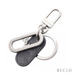 ルイヴィトン LOUIS VUITTON LV シグネチャー チェーン キーケース PVC ブラック シルバー M00927 ユニセックス 中古