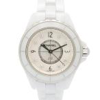 シャネル CHANEL J12 8Pダイヤ ホワイトシェル 腕時計 時計 セラミック ホワイト系 H2570 【中古】