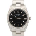 ロレックス ROLEX エアキング P番 腕時計 時計 ステンレススチール ブラック系 14000 【中古】