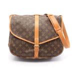 ルイ・ヴィトン LOUIS VUITTON ソミュール35 ショルダーバッグ バッグ モノグラム ブラウン系 M42254 【中古】