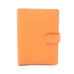  Louis * Vuitton LOUIS VUITTON Agenda PM обложка для записной книжки аксессуары epi orange серия man da Lynn R2005H [ б/у ]