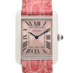 カルティエ CARTIER タンクソロSM 腕時計 時計 ステンレススチール ピンク系 W5200000 【中古】