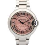 カルティエ CARTIER バロンブルー 33mm 腕時計 時計 ステンレススチール ピンク系 W6920100 【中古】