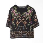 ドルチェアンドガッバーナ DOLCE & GABBANA ブラウス 衣料品 トップス シルク ブラック系 【中古】