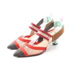 フェンディ FENDI コリブリ パンプス 靴 その他 レッド系 【中古】