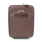  Louis * Vuitton LOUIS VUITTON. газ 45 дорожная сумка сумка Damier оттенок коричневого ebenN23293 [ б/у ]