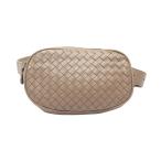  Bottega Veneta BOTTEGA VENETA сетка сумка-пояс сумка кожа оттенок бежевого [ б/у ]