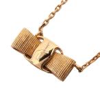 サルヴァトーレフェラガモ Salvatore Ferragamo ヴァラリボン ネックレス ジュエリー GP（ゴールドメッキ） ゴールド系 【中古】