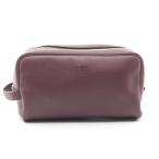 フェンディ FENDI セカンドバッグ クラッチバッグ バッグ レザー ボルドー系 7AS378 【中古】
