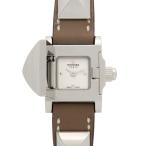 爆買 エルメス HERMES ミニ メドール 腕時計 時計 ステンレススチール シルバー系 ME2.110 【中古】