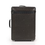 ゴヤール GOYARD トロレ キャリーケース PVC レザー 黒 茶 白 ユニセックス 中古