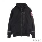 カナダグース CANADA GOOSE SCIENCE RESEARCH HOODY ジップアップパーカー ポリアミド ブラック 6700M メンズ 中古