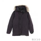 カナダグース CANADA GOOSE CHATEAU PARKA BLACK LABEL シャトー パーカー ダウンジャケット ダークネイビー フード付き 3426MB メンズ 中古