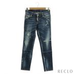 ディースクエアード DSQUARED2 ジーンズ デニムパンツ コットン ブルー レディース 中古