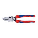 KNIPEX クニペックス 0912-240 架線工事用強力ペンチ 圧着付 代引不可