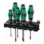 WERA ベラ いじり止めトルクスドライバー 6本組セット T10-T40 138250 代引不可