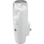 YAZAWA 充電式LEDセンサーナイトライトホワイト NCSN02WH 環境改善用品 防災 防犯用品 防犯用センサーライト 代引不可