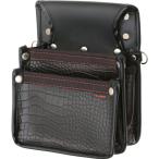 タジマ セフツイン腰袋 クロコ 釘袋