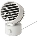 RHYTHM настольный вентилятор тихий звук маленький размер USB подача тока тип автоматика колеблющийся мощный DC motor 2 -слойный . вращение вентилятор стол вентилятор . починка простой Silky Wind Mini светло-серый оплата при получении не возможно 