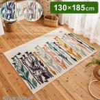 ラグ 日本製 130×185cm ムーミン MOOMIN LITTLE MY WILD FLOWER RUG リトルミイ ワイルドフラワーラグ ラグマット 防ダニ 北欧 おしゃれ 代引不可