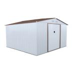 メタルシェッド 物置 自転車 特大 ガレージ 倉庫 タイヤ 保管 バイク 収納庫 屋外 1007 代引不可