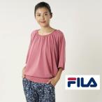 FILA fila フィラ カップ付ドルマンロングTシャツ ヨガ スポーツ ジム ウェア スポーツウェア ジムウェア ヨガウェア 運動