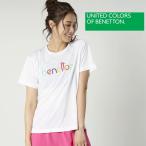 BENETTON ベネトン Tシャツ ヨガ スポーツ ジム ウェア スポーツウェア ジムウェア ヨガウェア 運動 レディース ランニング