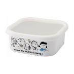 ホーロー スクエアストッカー・L ブレイクタイムシリーズ スヌーピー ピーナッツ かわいい キッチン 保存容器 作り置き オーブン 対応 ケーキ型 代引不可