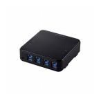  Elecom USB переключатель USB3.0 PC сторона 4 порт подключение оборудование 4 порт под рукой переключатель черный U3SW-T4 оплата при получении не возможно 