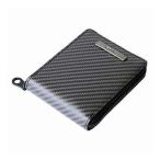 ガジェットリンク FRUHリアルカーボン コンパクトウオレット ブラック GL045-BK 代引不可