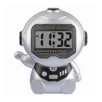 ショッピングPIECE Time Piece タイムピース トーキングクロック ボタンを押すと現在時刻を日本語で読み上げ シルバー×ブラック TPC103-SB 代引不可