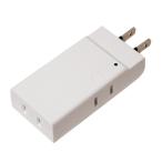 ミヨシ コンパクトタップ 雷ガード 3個口 OAT-S3P/WH 家電 生活家電 OAタップ 代引不可 メール便