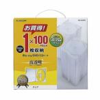 エレコム Blu-ray/DVD/CDケース スリム/PS/1枚収納 CCD-JSCS100CR