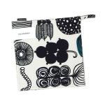 マリメッコ marimekko ポットホルダー 66624 LIGHT GREY/BLACK/GREEN L.GY