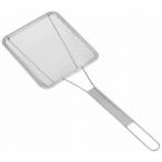 ショッピングギョーザ ステンレス シンプル角フライヤー用カス揚げ 大 ギョーザ・フライヤー カス揚げ 代引不可