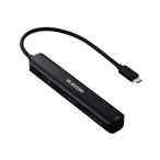USB Type C ドッキングステーション ハブ 6-in-1 PD 85W出力 急速充電 USB-C ×2 USB-A ×2 HDMI ×1 RJ45 ×1 ブラック DST-C30BK 代引不可