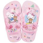 スケーター ビーチサンダル キッズ 15cm 子供 キャラクター サンダル 夏用 ハローキティ23 Skater SDBE15