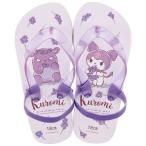 ショッピングビーチサンダル キッズ スケーター ビーチサンダル キッズ 18cm 子供 キャラクター サンダル 夏用 痛くない クロミ フラワーアート Skater SDBE18