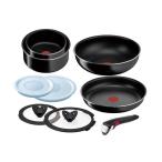 T-fal ティファール インジニオ・ネオ ハードチタニウム インテンス セット9 L43891 ガス火専用 フライパンセット フランス製 収納 取っ手の取れる