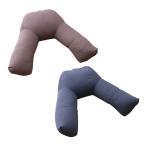 ビーズクッション 足長クッション エルマー 40×70cm ごろ寝 スマホ 背もたれ リラックス 代引不可