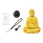 充電式お経プレーヤー 妙意 釈迦如来坐像セット 金色 コンパクト 般若心経 USB充電 仏壇 お年寄り 父の日 母の日 プレゼント 代引不可